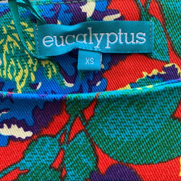 NWT Eucalyptus Bold Colour Floral Dress Size XS - Picture 3 of 5